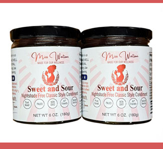 Sweet and Sour Sauce Nightshade Free Sauce